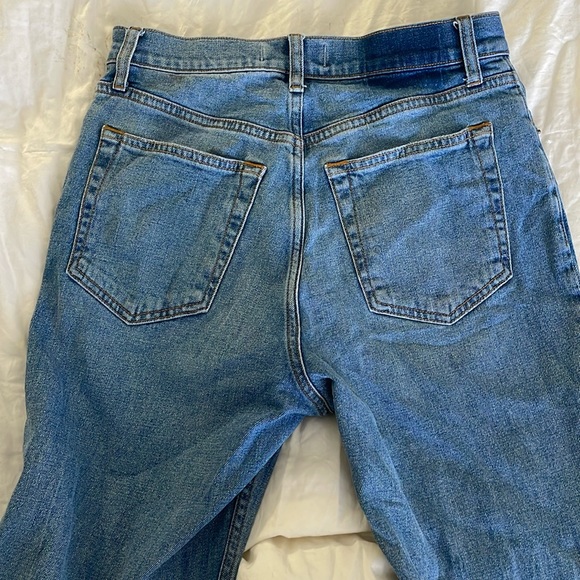 Ultra high rise ankle straight jeans - Picture 2 of 5